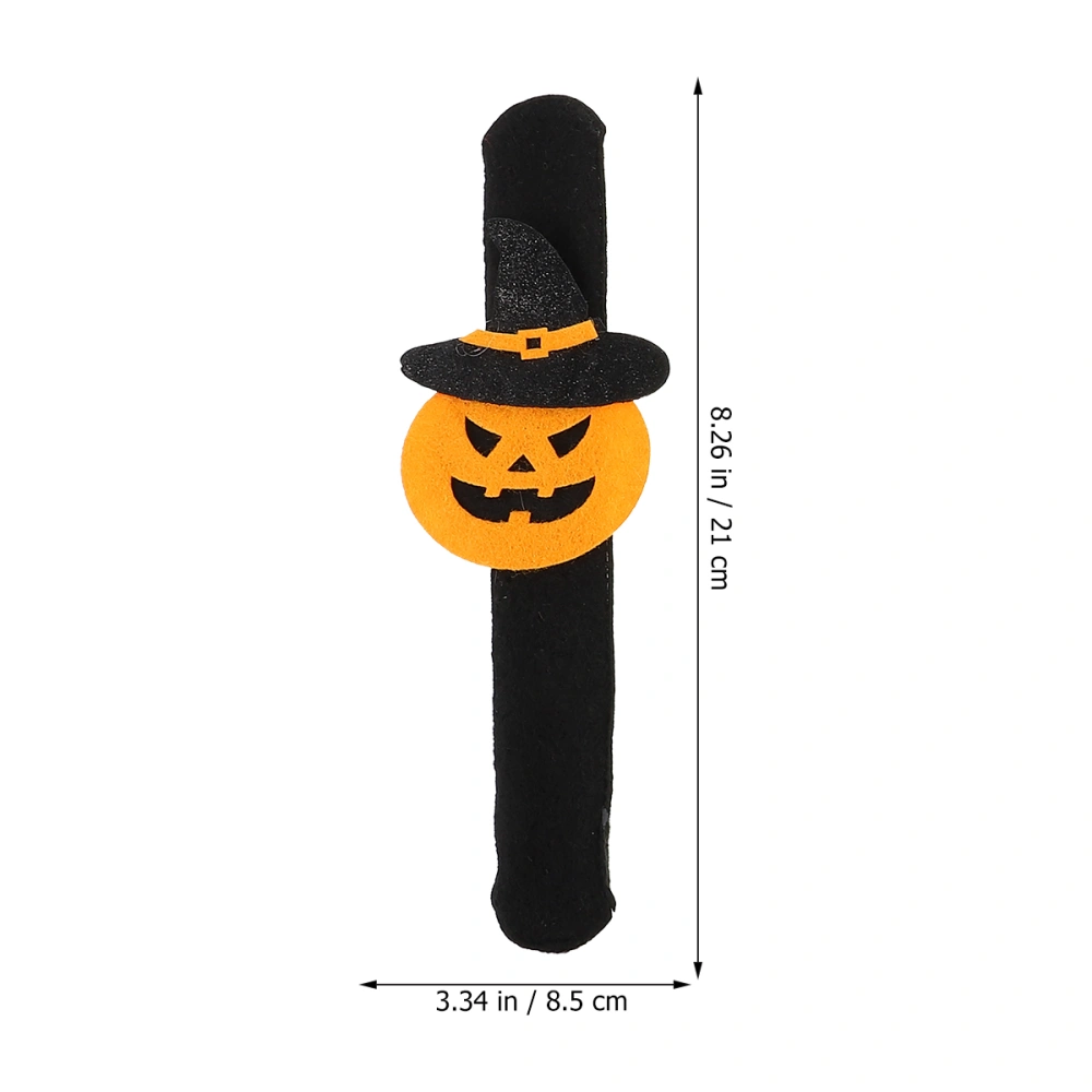 6pcs Halloween Slap Bracelets Wristbands Slap Bands Toy Party (Assorted Color)