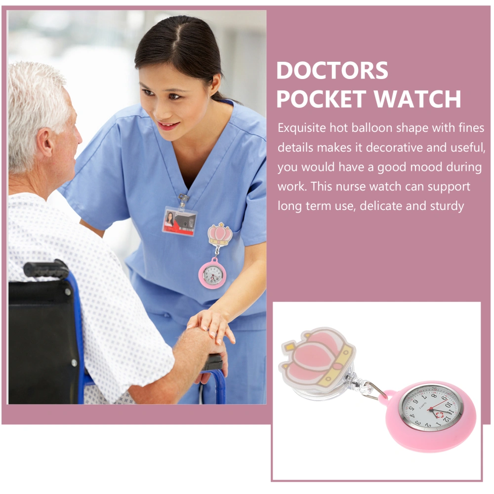 1 Pc Nurse Watch Girls Pocket Watch Luminous Pocket Watch Delicate Cartoon Watch