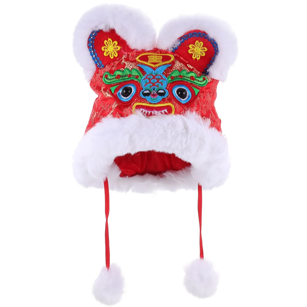 Chinese Tiger Hat Kids Chinese New Year Hat Warm Hat Spring Festival Photo Props