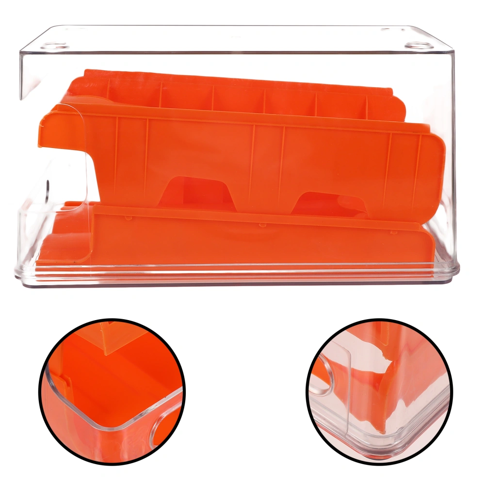 1pc Home Kitchen Use Fresh-keeping Box Fruit Vegetable Egg Storage Box