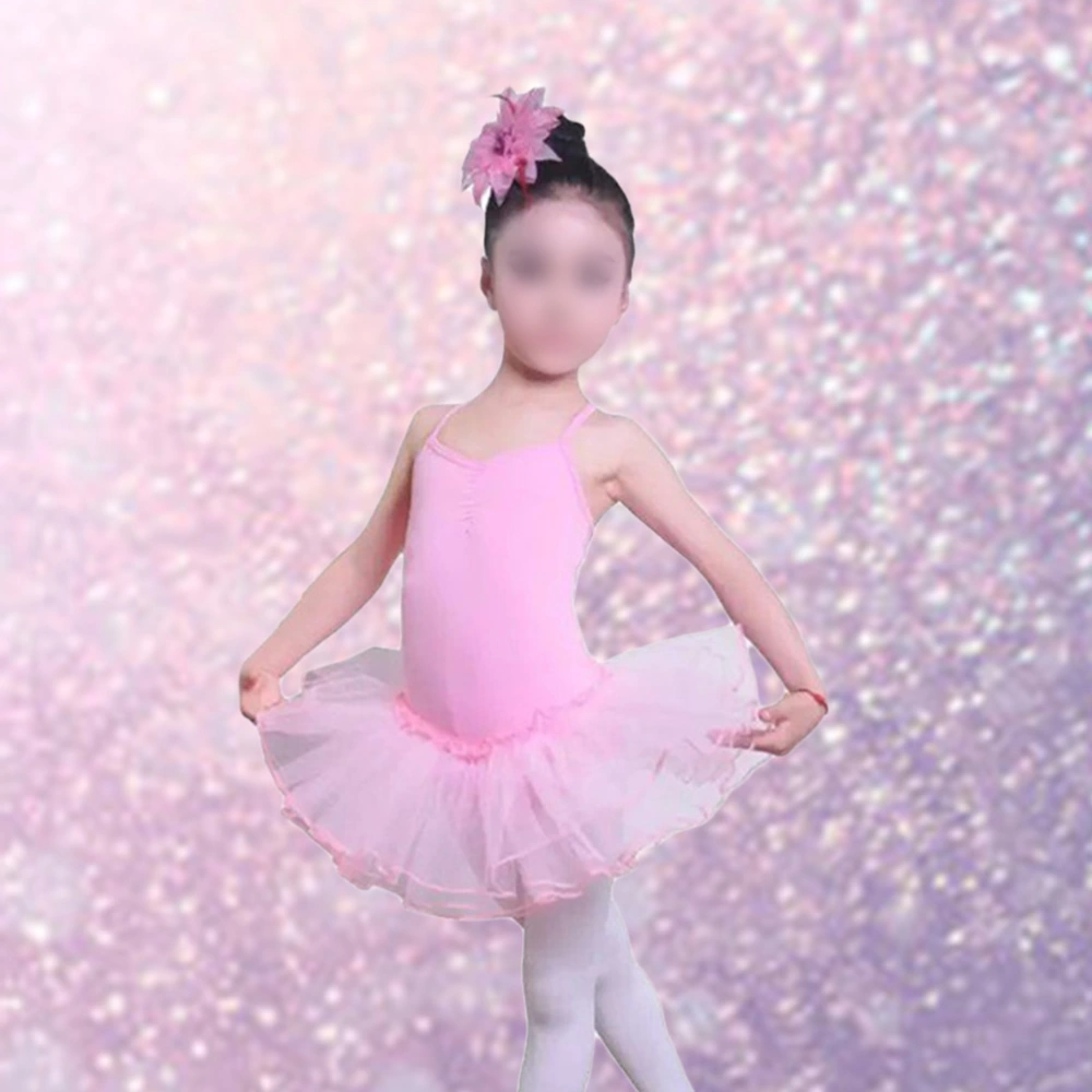 Kids Girls Children Ballet Skirt Tutu Party Cosplay Dress for Halloween Costume - Size 150cm (Pink)