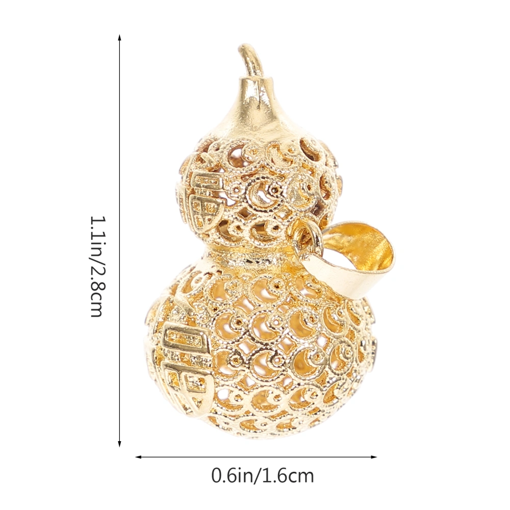 1pc Calabash Design Necklace Hollow-out Chain Pendant Decorative Neck Pendant Neck Jewelry Supply without Chain