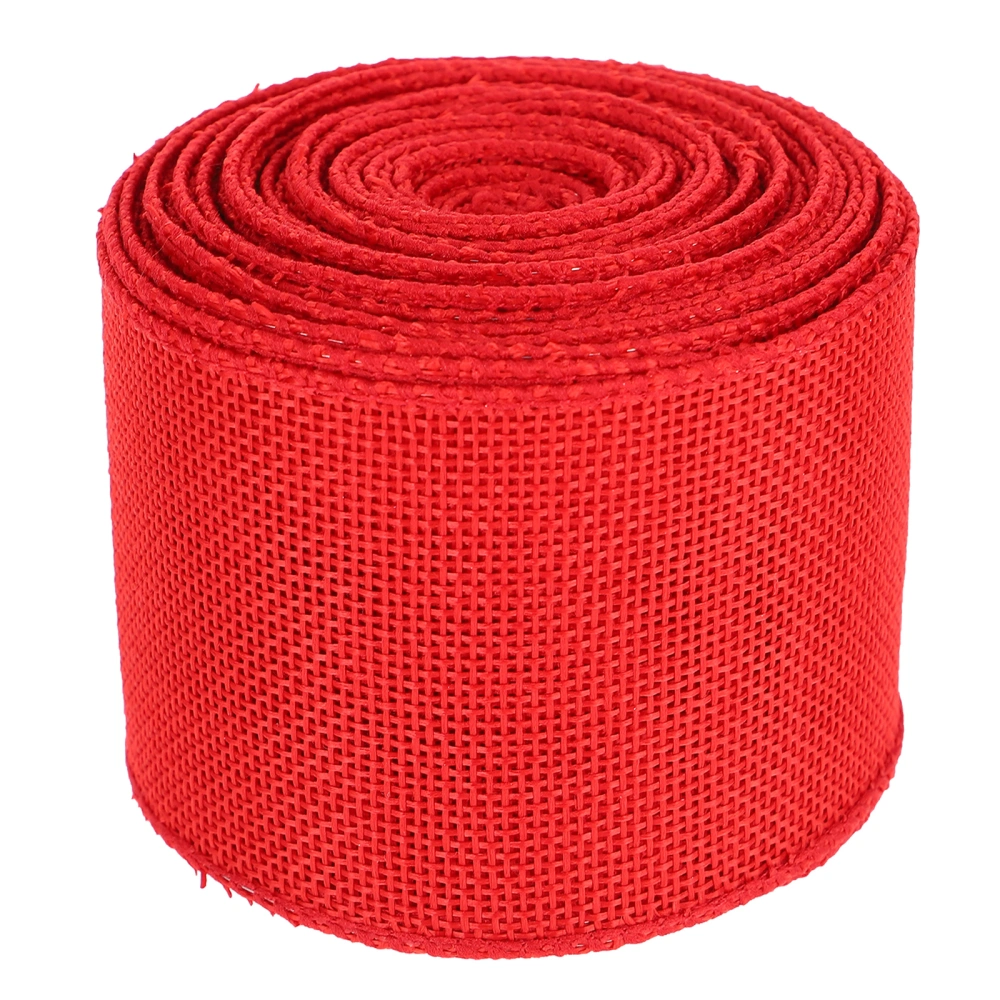 1 Roll Weaving Ribbon Imitation Hemp Rope Ribbon for DIY Crafts Party Decor