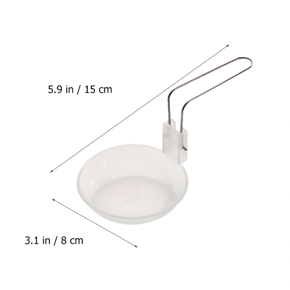 4 PCS Folding Soup Ladle Plastic Kitchen Utensil Outdoor Cooking Ladle Spoon