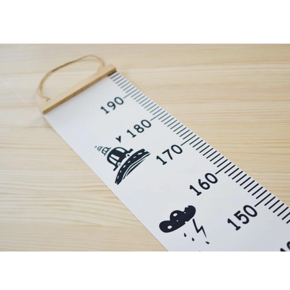 Hanging Height Measurement Ruler Height Growth Chart Room Wall Decoration for Kids(Cartoon)