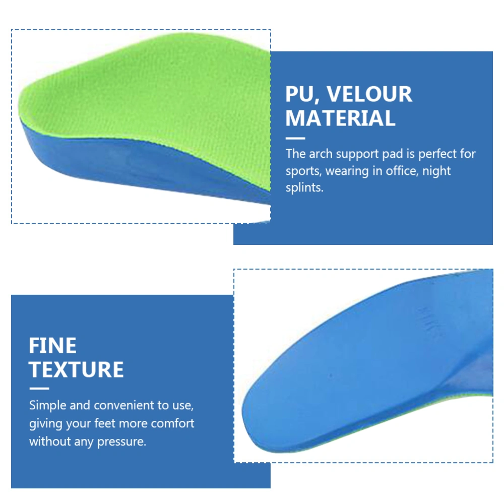 1Pair Kids Flat Feet Orthotic Insole Durable Arch Support Cushion Foot Care Insole