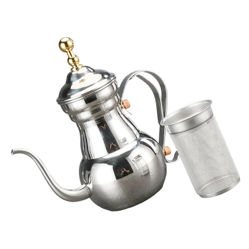 Stainless Steel Coffee Pot Decorative Coffee Pot Coffee Filter Pot Multi-function Coffee Pot