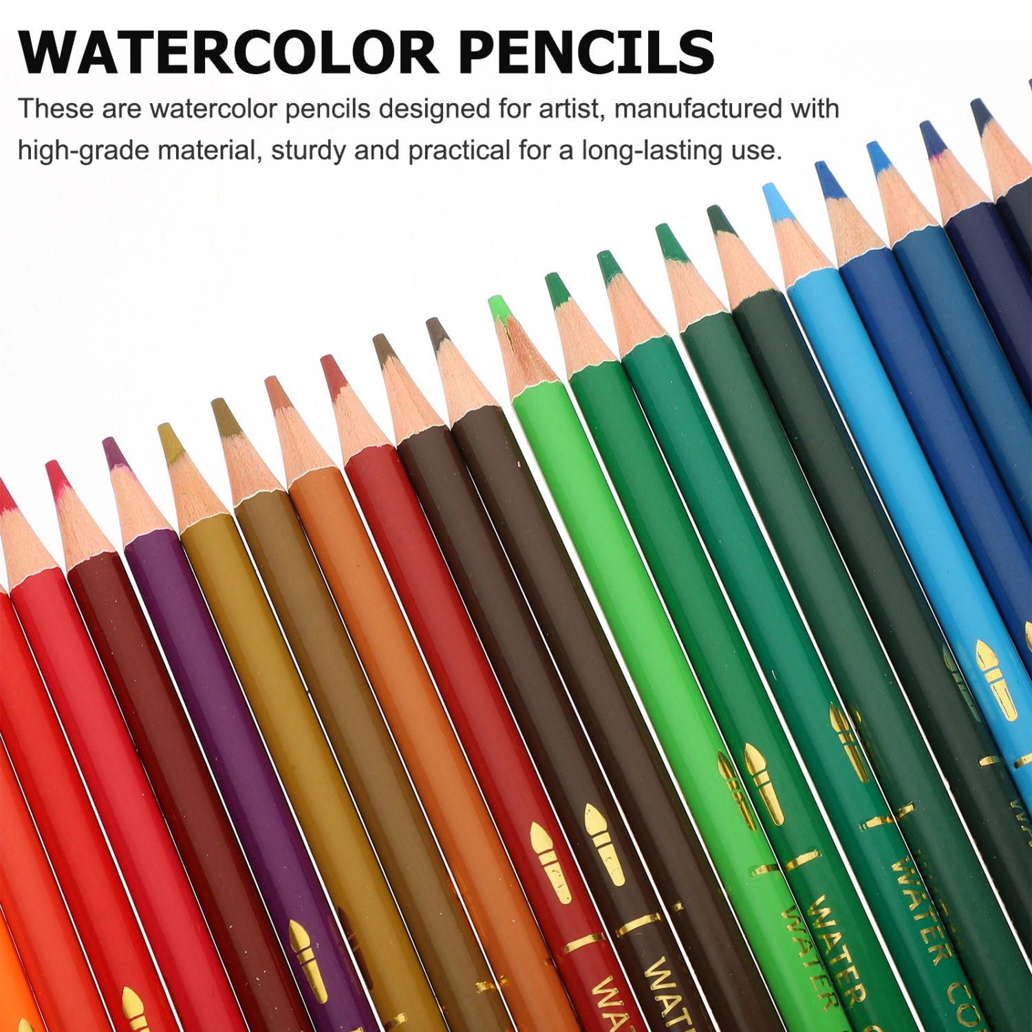 36Pcs Water Color Pencils Professional Watercolor Pencils Coloring Pencils Drawing Supplies