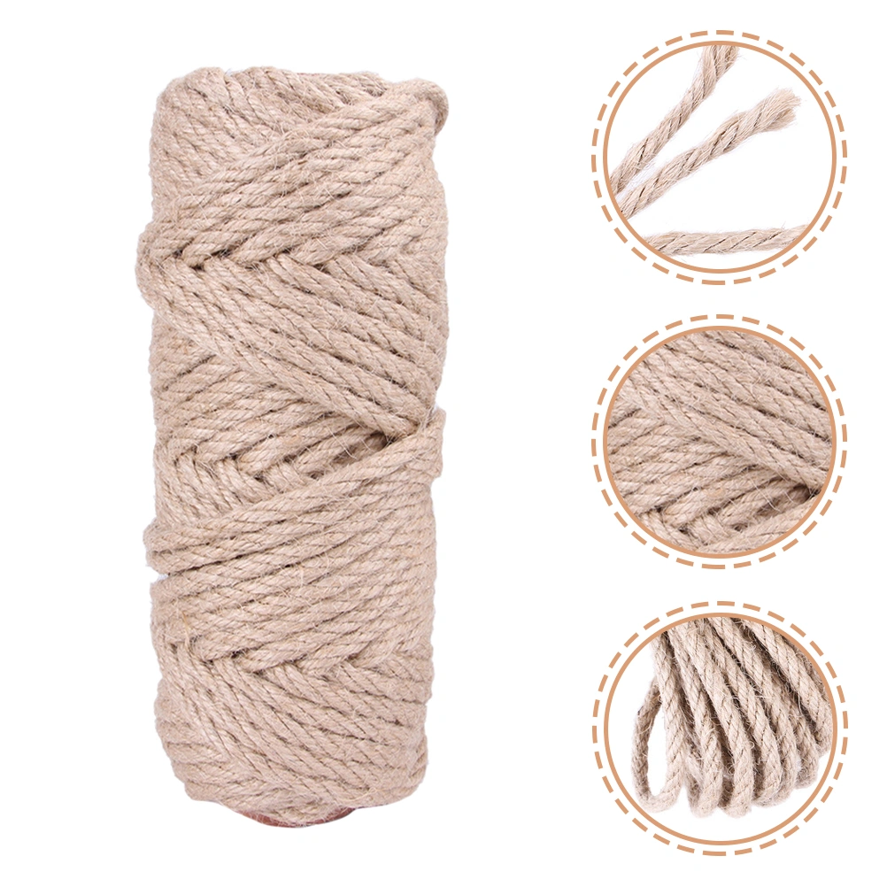 Household Cat Tree Rope Multi-function Sisal Rope Cuttable Cat Scratcher Rope Cat Accessory
