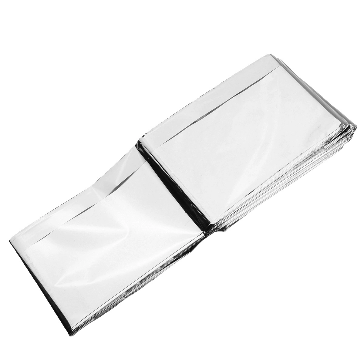 5pcs Blankets Emergency Sunscreen Blankets Warming Reflective Blanket for Outdoor (Silver, 210x160cm)