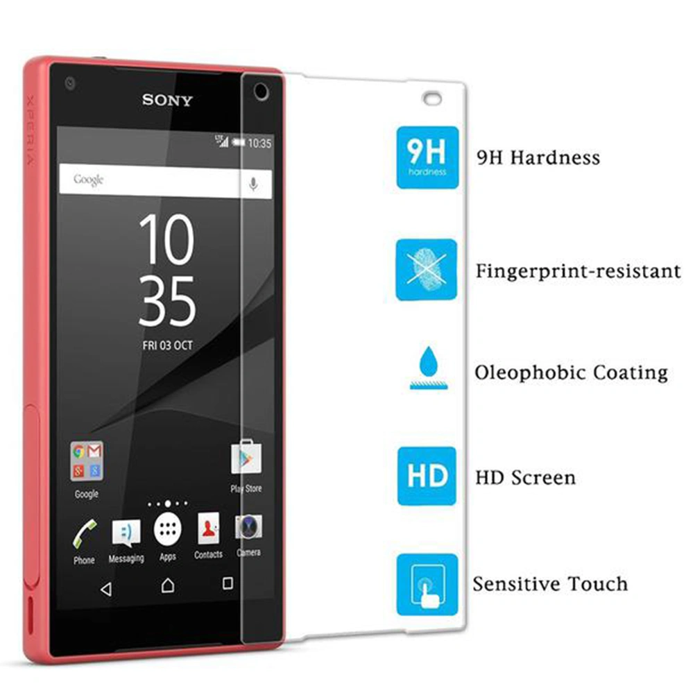 0.26MM 2.5D Premium Tempered Glass for Phone Screen Protector Toughened Protective Film for XA1 Xperia XA1