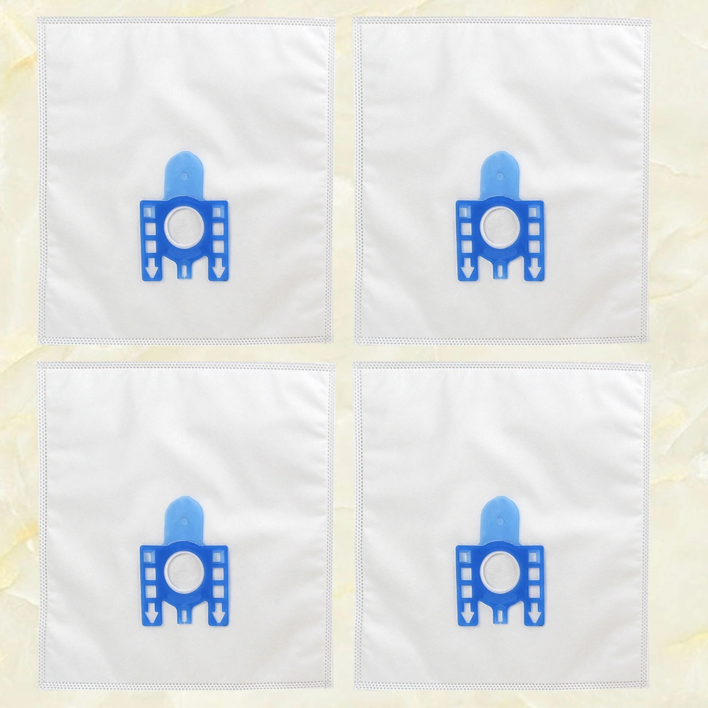 4pcs of One Set Non-woven Vacuum Cleaner Dust Bag Vacuum Cleaner Garbage Bag Compatible for MIELE minuo GN