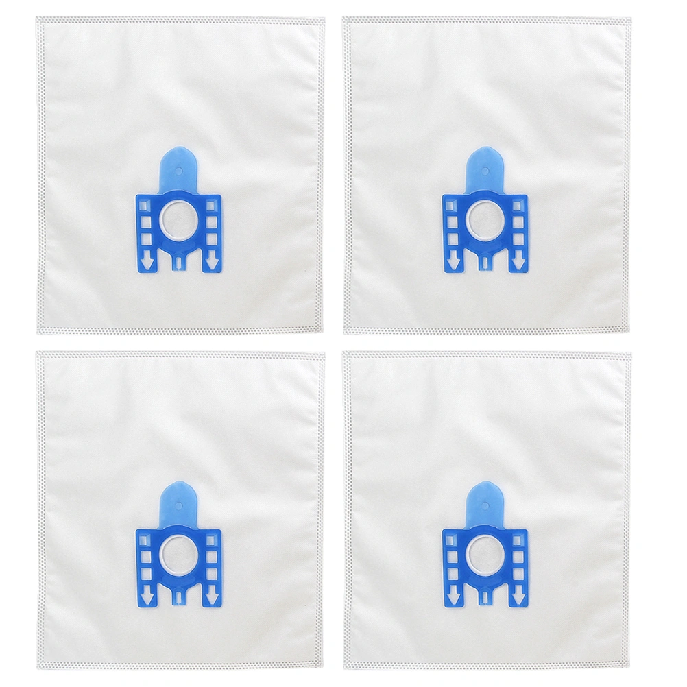 4pcs of One Set Non-woven Vacuum Cleaner Dust Bag Vacuum Cleaner Garbage Bag Compatible for MIELE minuo GN