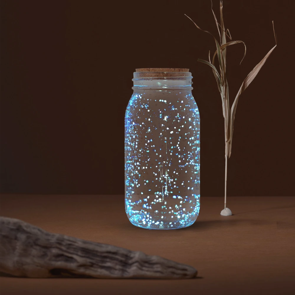 Transparent Glass Bottle Creative Wishing Bottle Luminous Drift Bottle