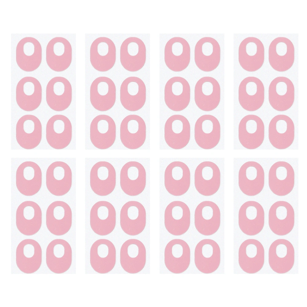 48pcs Foot Toe Corn Removal Pads Self-adhesive Calluses Protective Stickers (Pink)