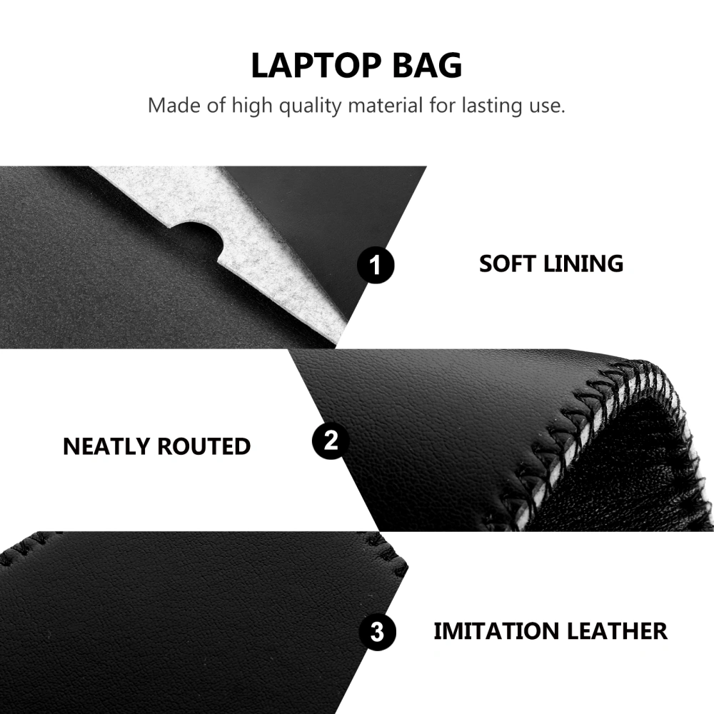 1pc Laptop Storage Bag Computer Bag Creative Briefcase Portable Computer Cover