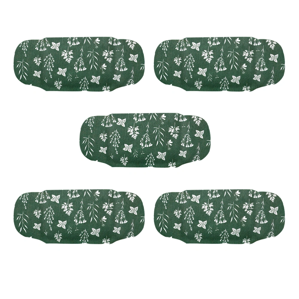 5 Pcs Warm Mugwort Stickers Moxibustion Pads Pain Relief Pads for Health (Green)