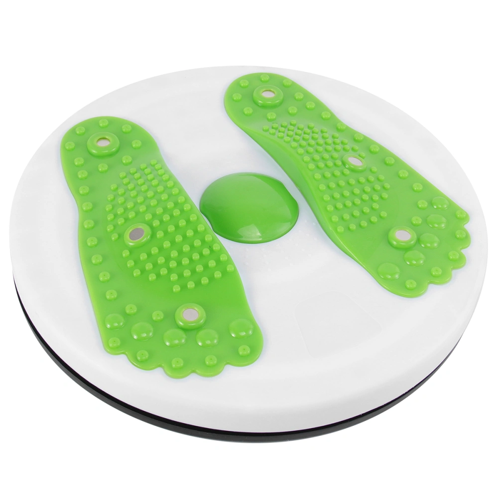 Indoor Fitness Plate Board Magnet Plate Disk Slimming Legs Fitness Equipment for Home (Green)