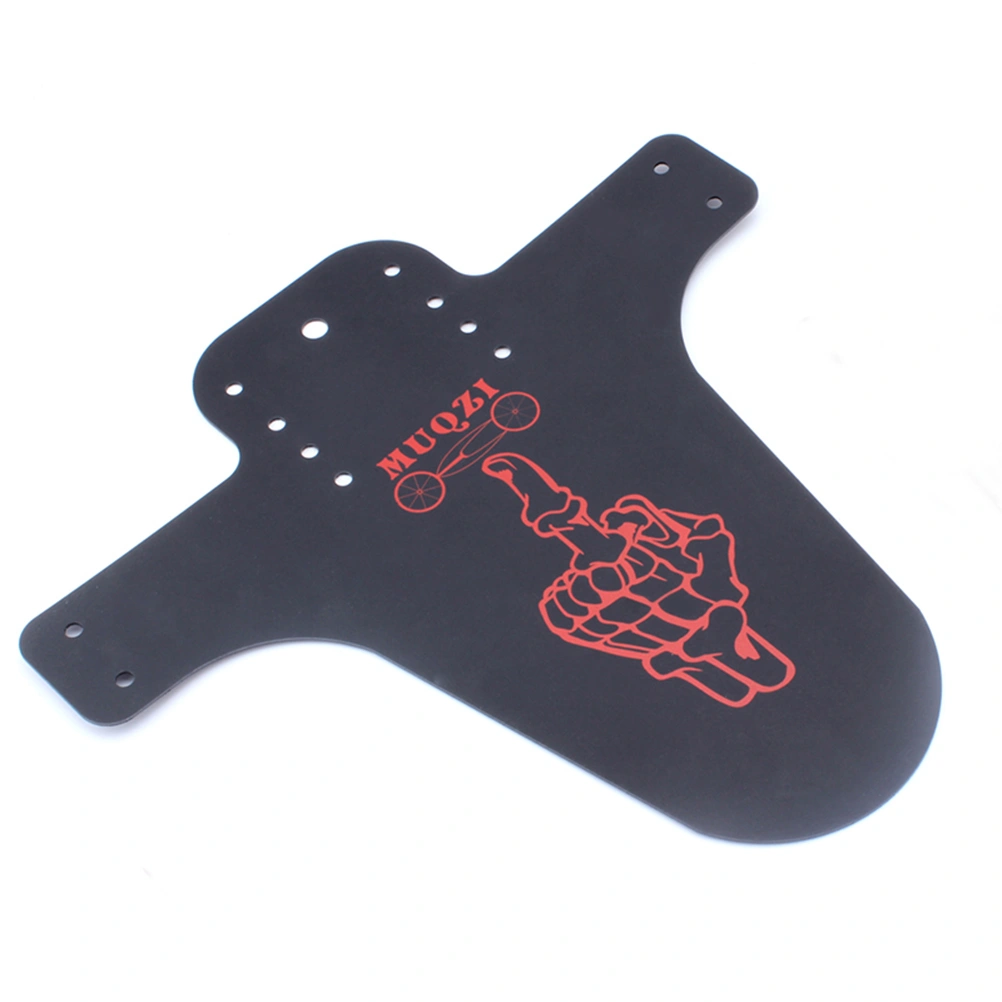 Front Rear Mud Guards for Road Bike Cycling Mountain (Red)