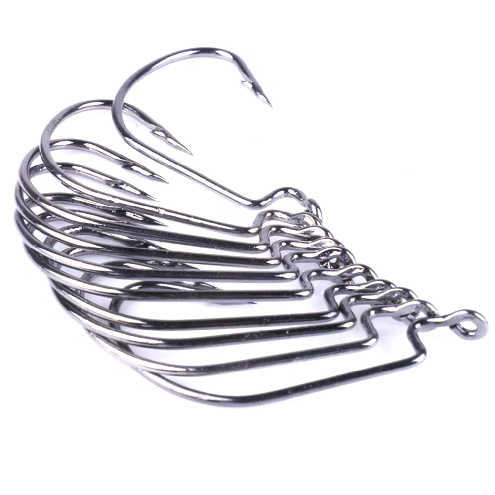 50pcs Boxed Fishhook Durable Fishing Hook Portable Fishing Accessaries Fishing Supplies for Outdoor Outside