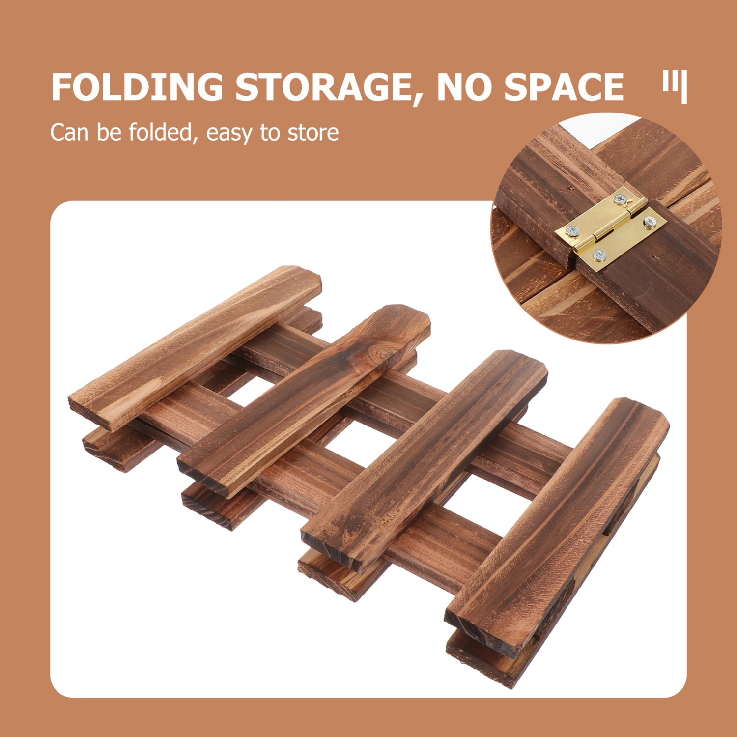 1pc Anti-corrosive Wood Fence Courtyard Partition Wood Fence for Garden