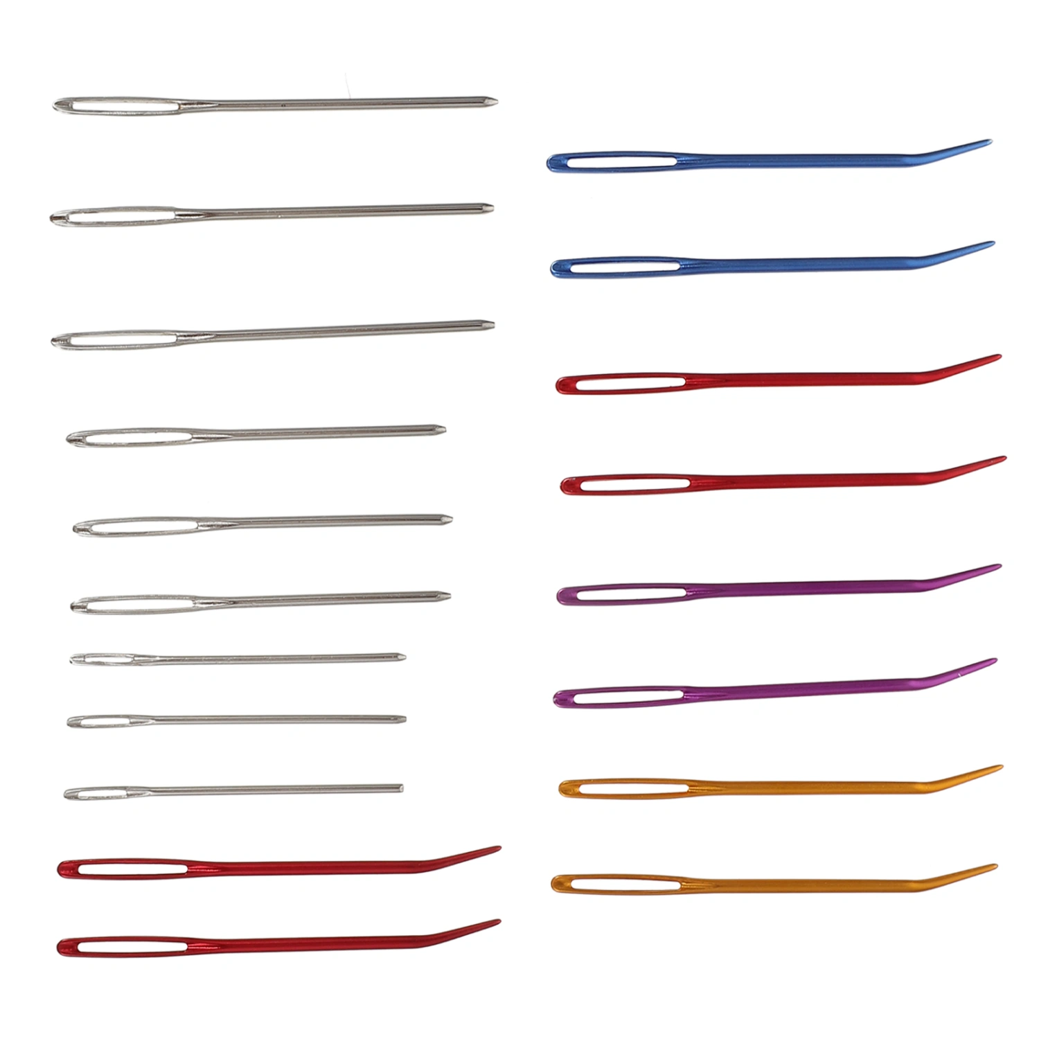 2 Sets Yarn Needle Tapestry Needle Bent Embroidery Needles Bent Tip Needles