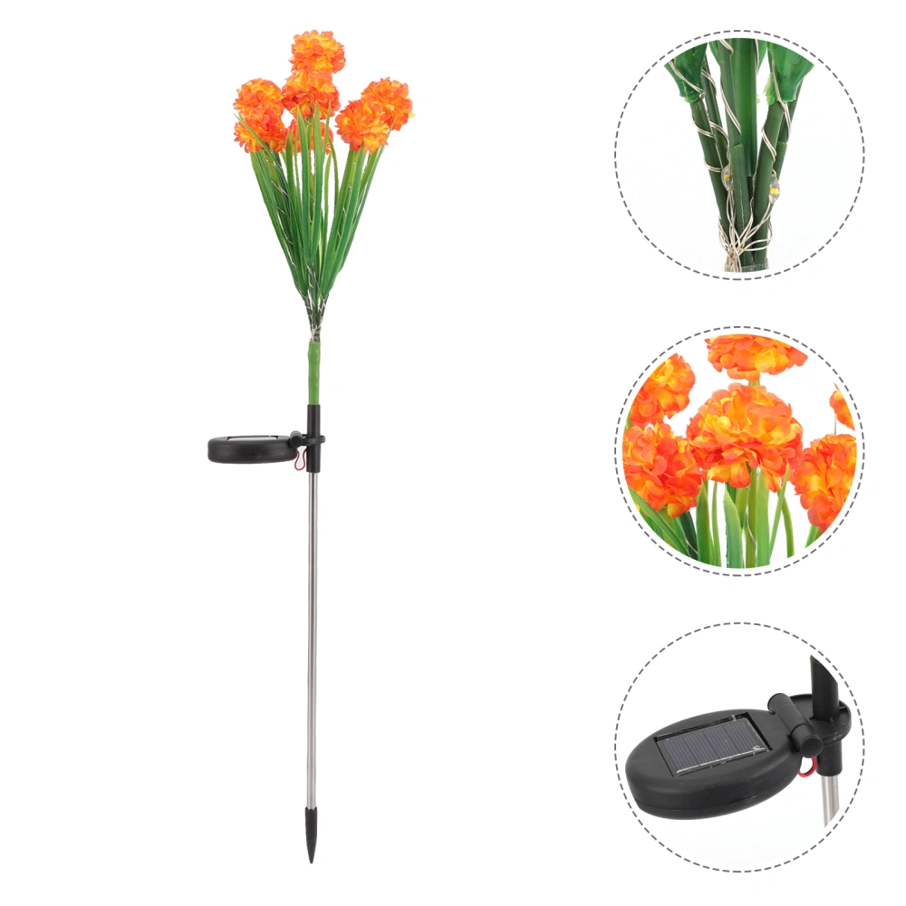 Solar Light 7-head Flower Solar Pathway Light Decorative Garden Landscape Lamp