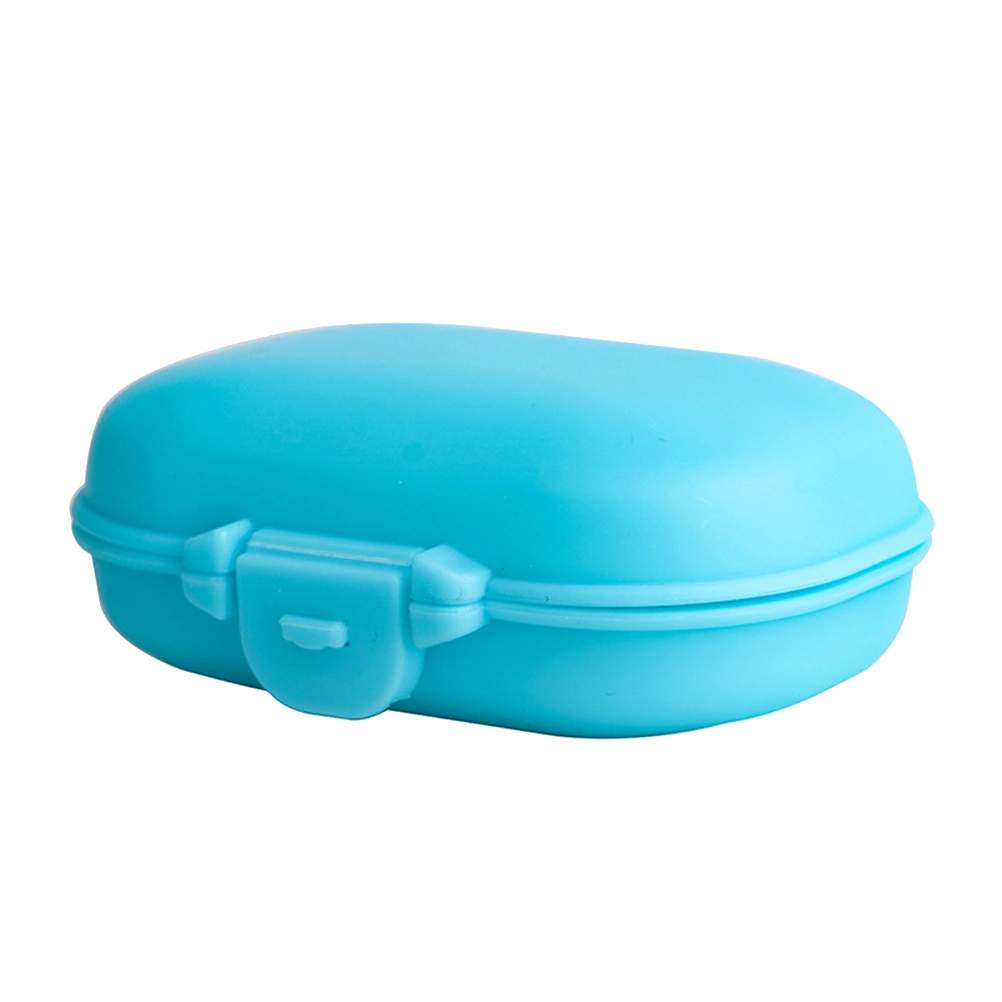 Mini Supplies Storage Box Shockproof Bag Carrying Case Portable Flexible Sundries Container Storage Case (Sky-blue)