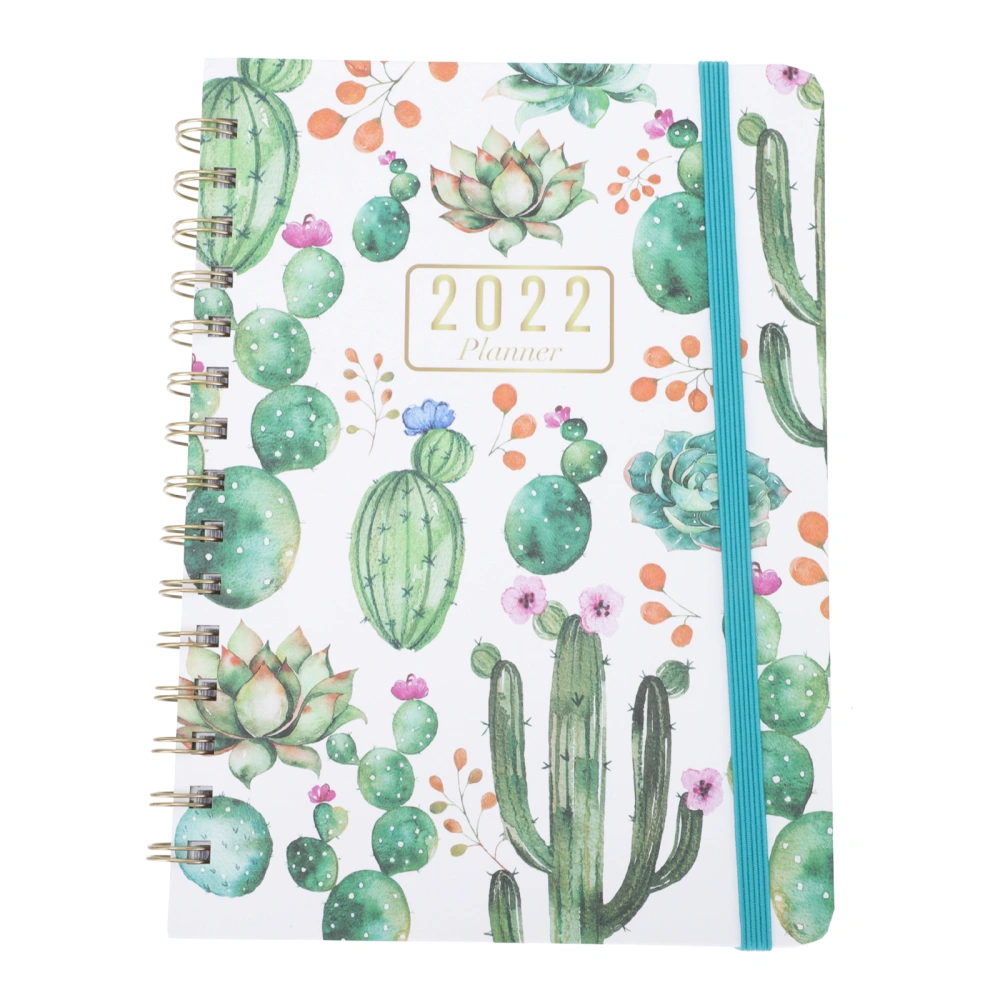 1Pc Schedule 2022 Book Daily Notebook Exquisite Schedule Planner Writing Book