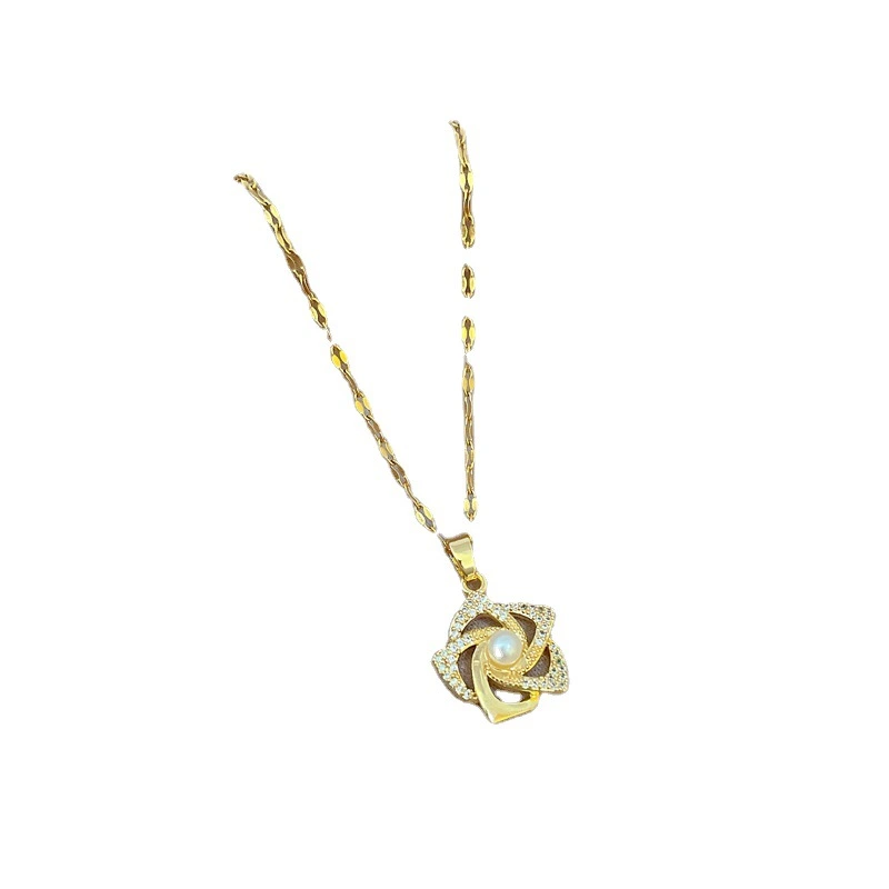 Orient's Flower Pearl Pendant