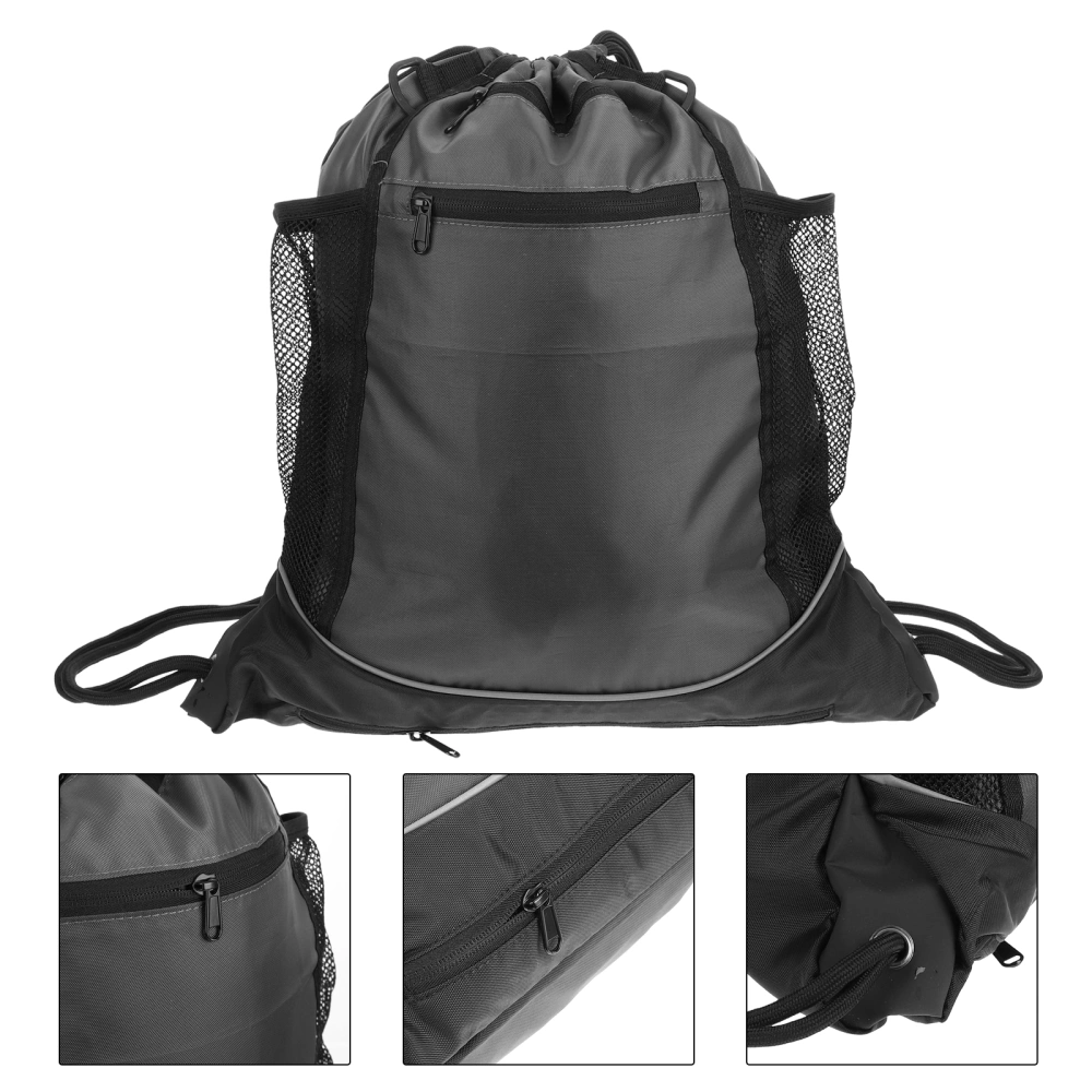 Portable Basketball Backpack Stylish Football Volleyball Storage Pouch for Outdoor Sports