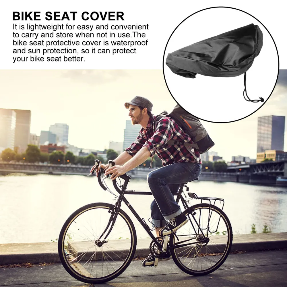 Bike Seat Protective Cover Practical Bike Saddle Cover Rainproof Seat Cover