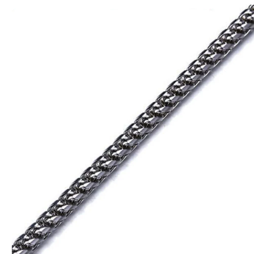 4mm Titanium Steel Necklace Bling Arc Hip-hop Style Chains Necklaces Jewelry Accessories for Men Women