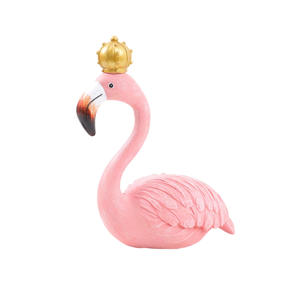 Flamingo Resin Crafts Home Office Decoration Flamingo Gift Ornament Large Size (King)