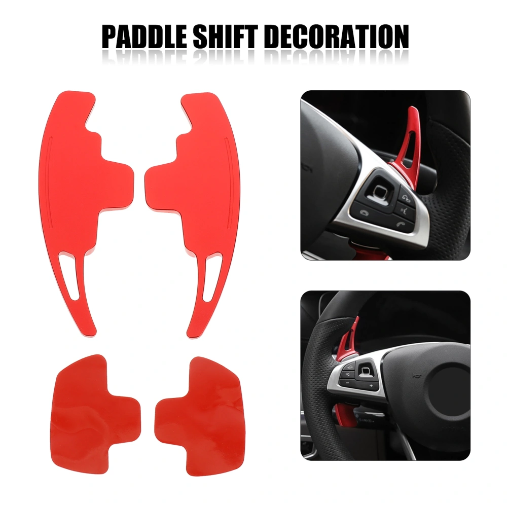 2pcs Steering Wheel Shifts Paddles Ornament Auto Interior Styling Accessories