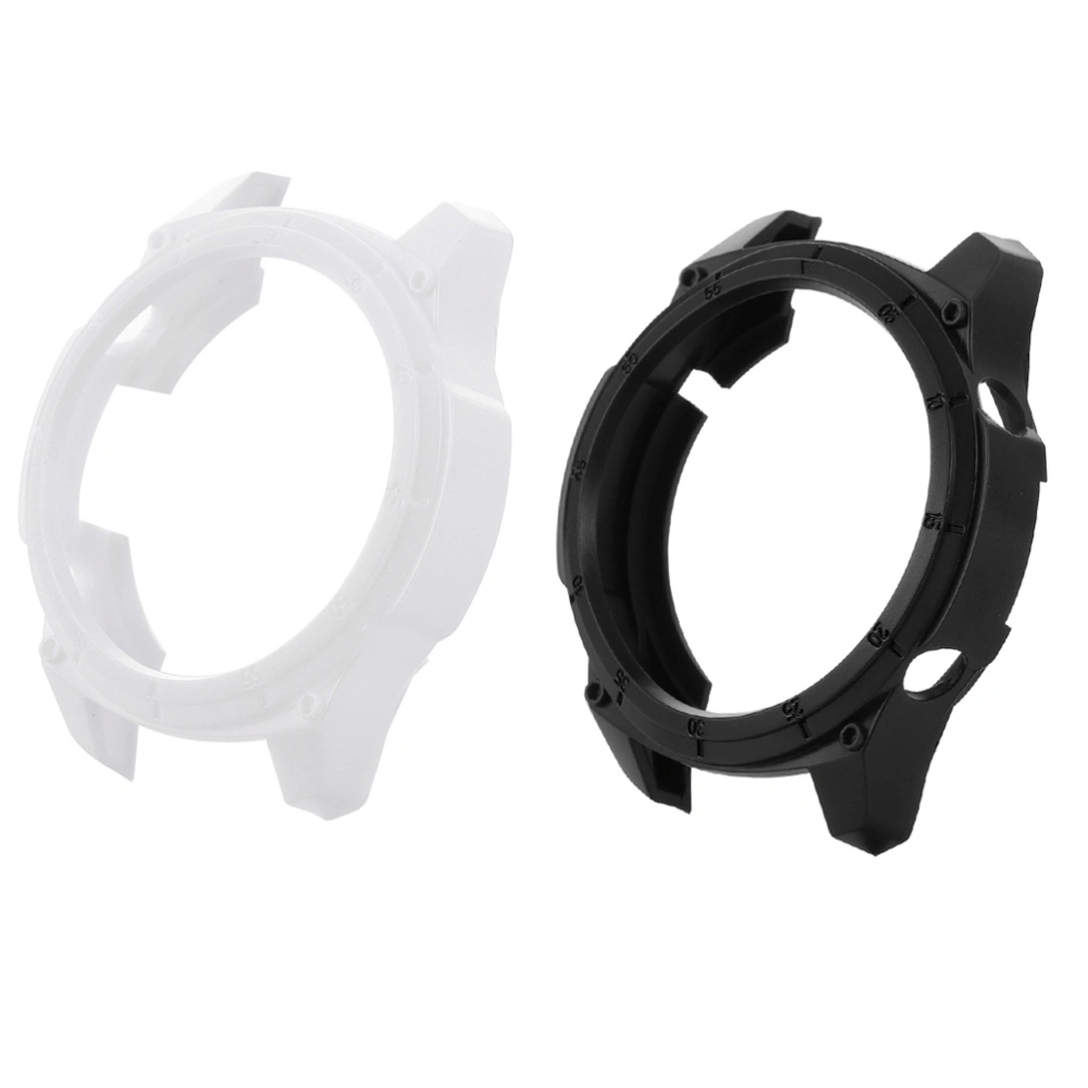 2Pcs Smartwatch Cover Wristwatch Shell Watch Case Compatible for Huawei Watch GT 2