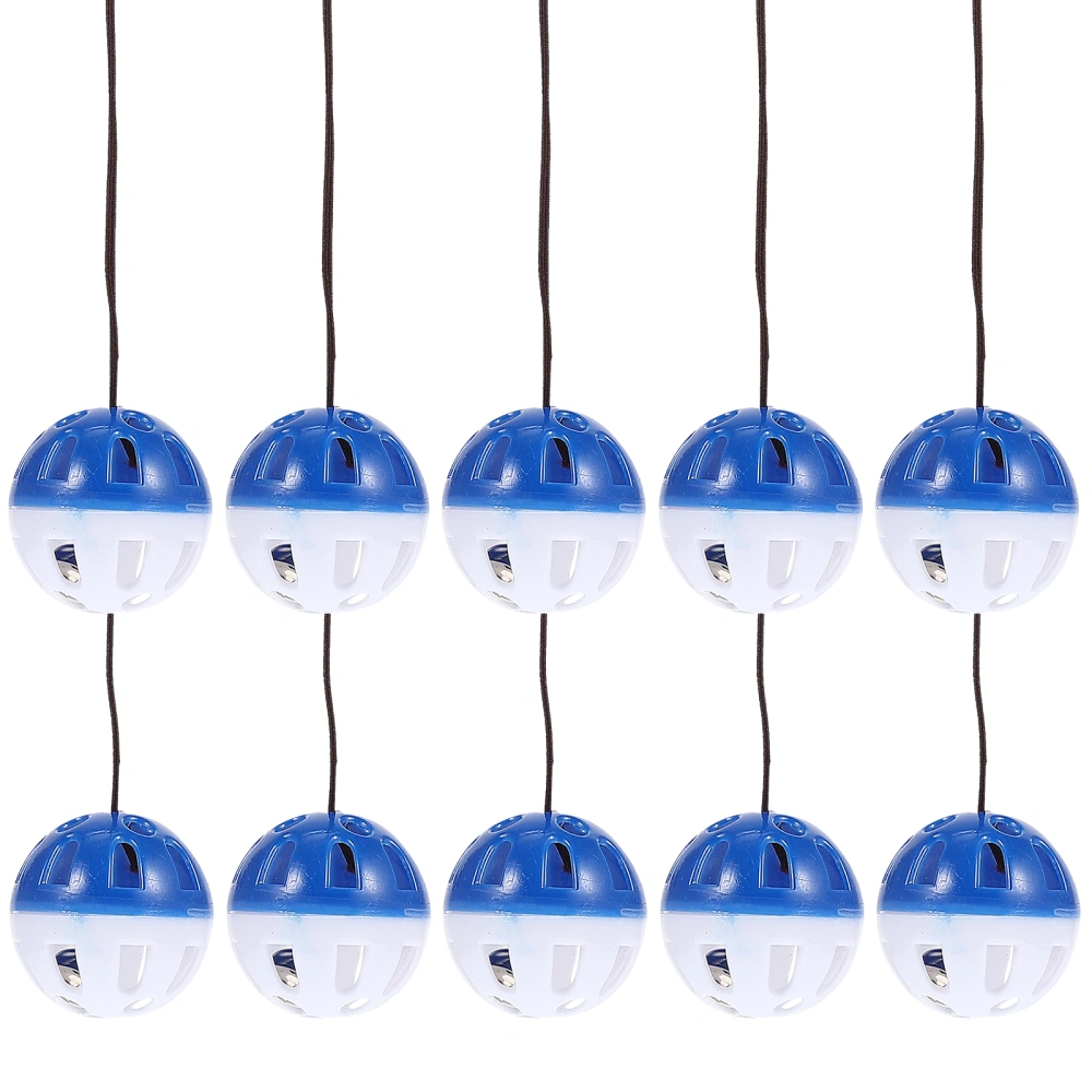 10Pcs Cat Bell Toy Suction Cup Bell Toy Cat Teasing Ball Indoor Cat Plaything Cat Diversion Toy