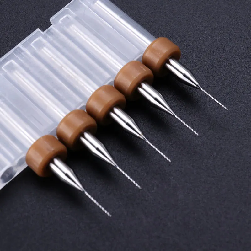 5 Pcs 0.4mm Drill Bits for 3D Printer Extruder Nozzle Head Cleaner Kit