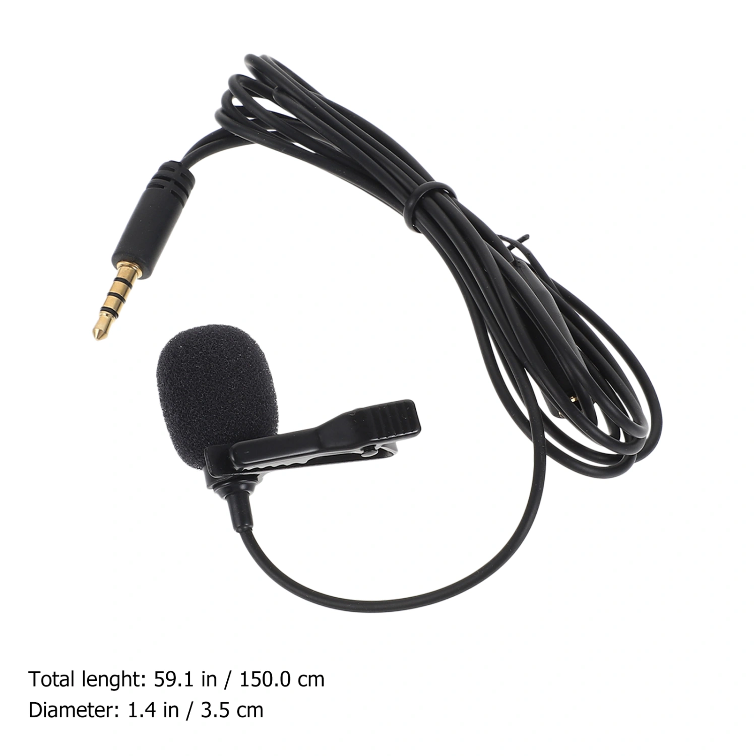 Professional Lapel Microphones Portable Clip-on Microphone Wired Microphone