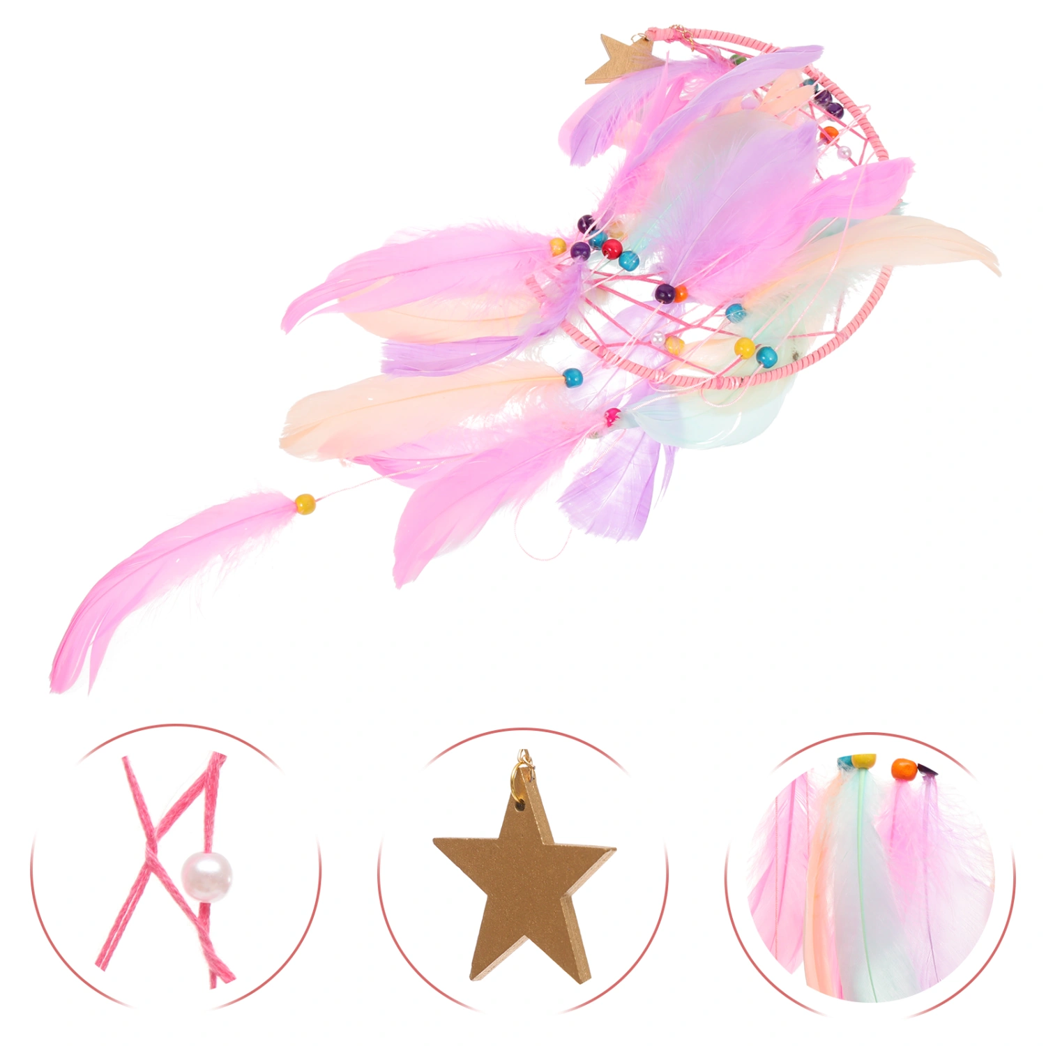 Moon Star Dream Catcher Decoration Household Dreamcatcher Hanging Ornament