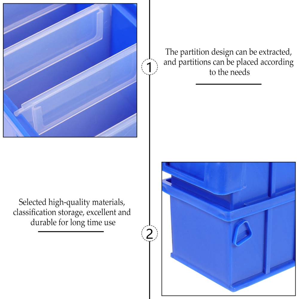 2pcs Tool Parts Storage Box Parts Box Classification Storage Box Screw Tool Box