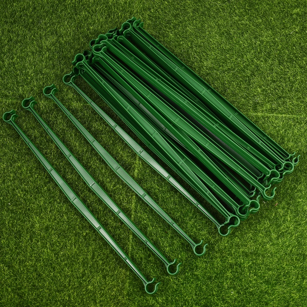 TOPBATHY 24pcs Expandable Trellis Connectors Plastic Connecting Rod Brackets Gardening Supplies for Any Plant Stakes