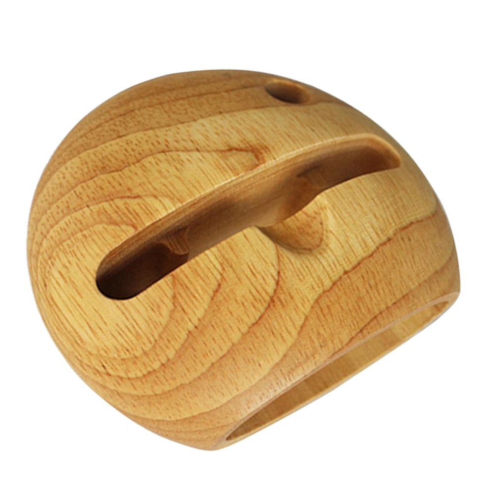 Wooden Cellphone Holder Sound Amplifying Phone Stand Desktop Smartphone Bracket