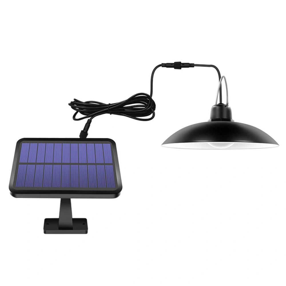 1 Set Solar Light Waterproof Garden Landscape Lights Outdoor Solar Power Lamp 16-LEDs Outside Light for Daily Use (Black Shell, White Light)