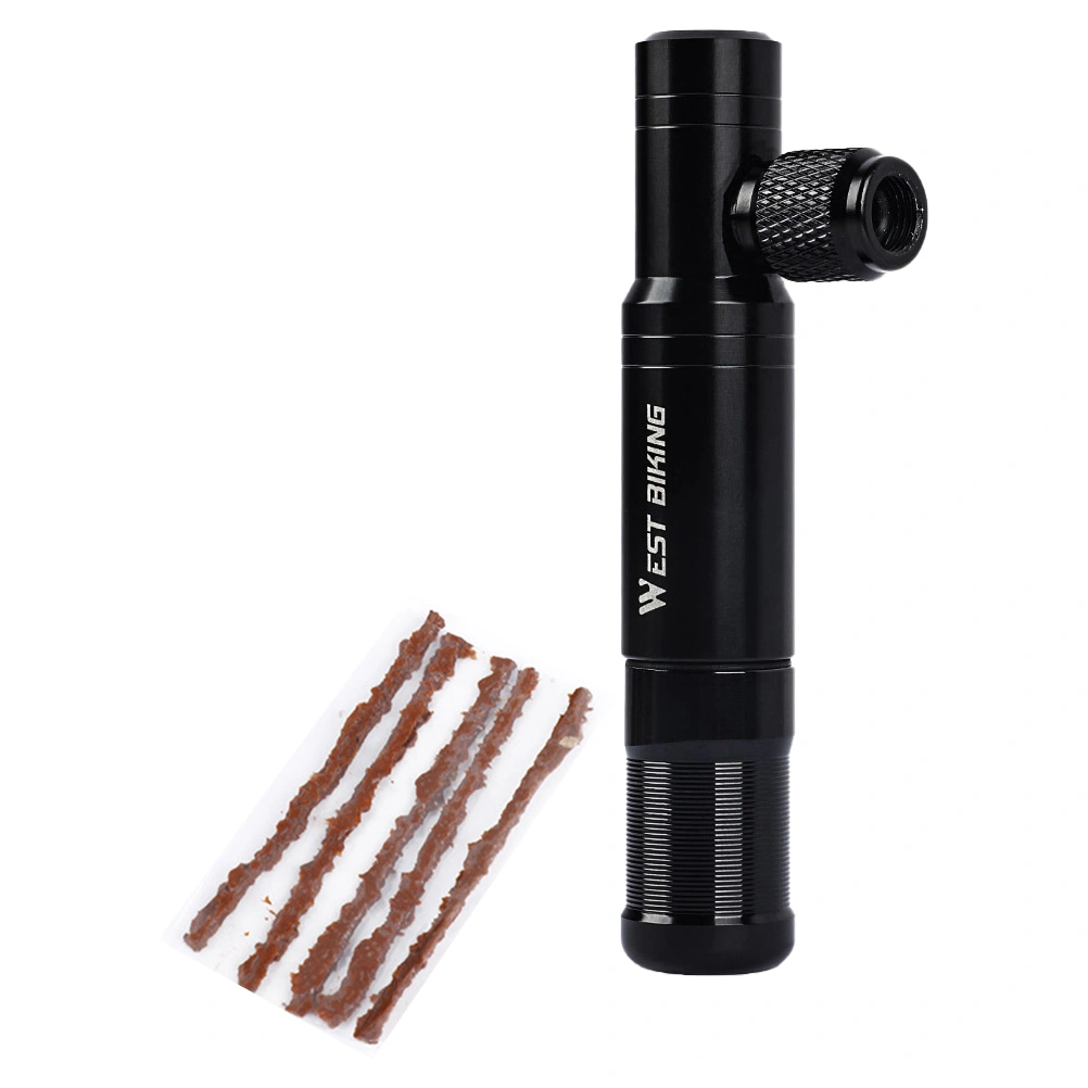 1Pc Bike Repair Tool Portable Bike Inflator Repair Tool Emergency Repair Kit