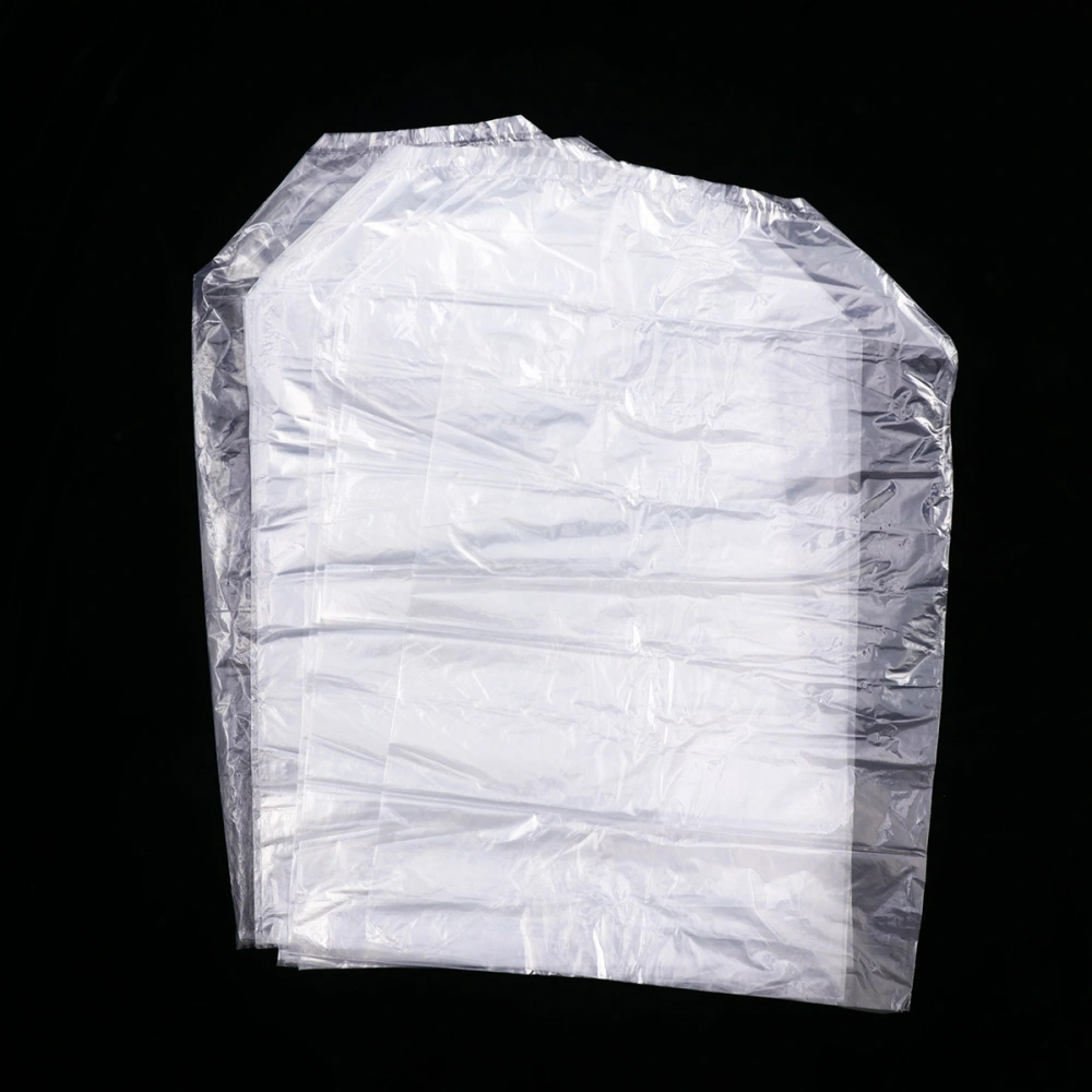 10pcs Fish and Shrimp Fry Packaging Bag Transparent Thickened Oxygen Plastic Bags Aquatic Packaging Bag (White 50x85x16 cm)