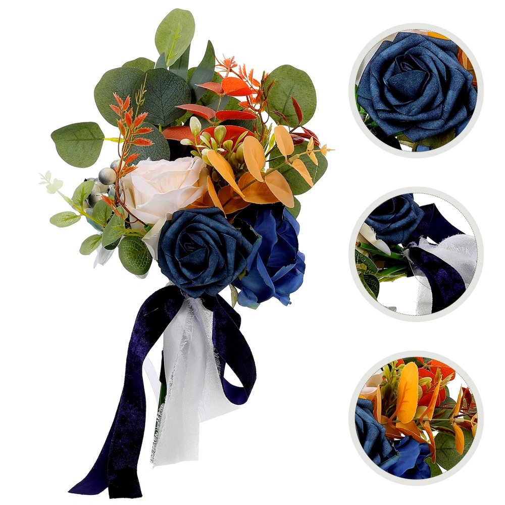 Bridal Bouquet Delicate Artificial Flower Bouquet Wedding Party Bridal Bouquet