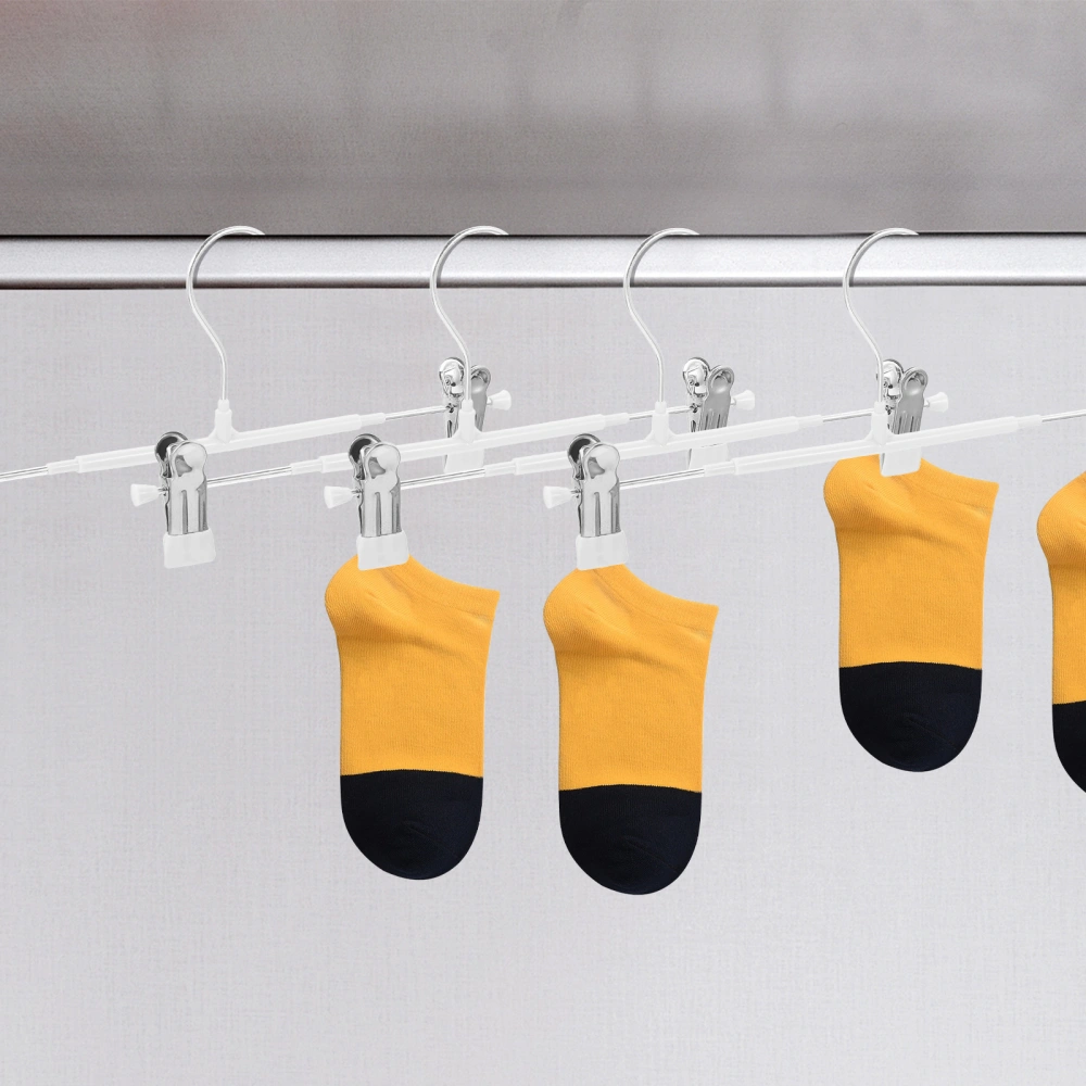 10Pcs Anti-skid Pants Hangers Skirt Hangers Household Clip Hangers Pants Accessory