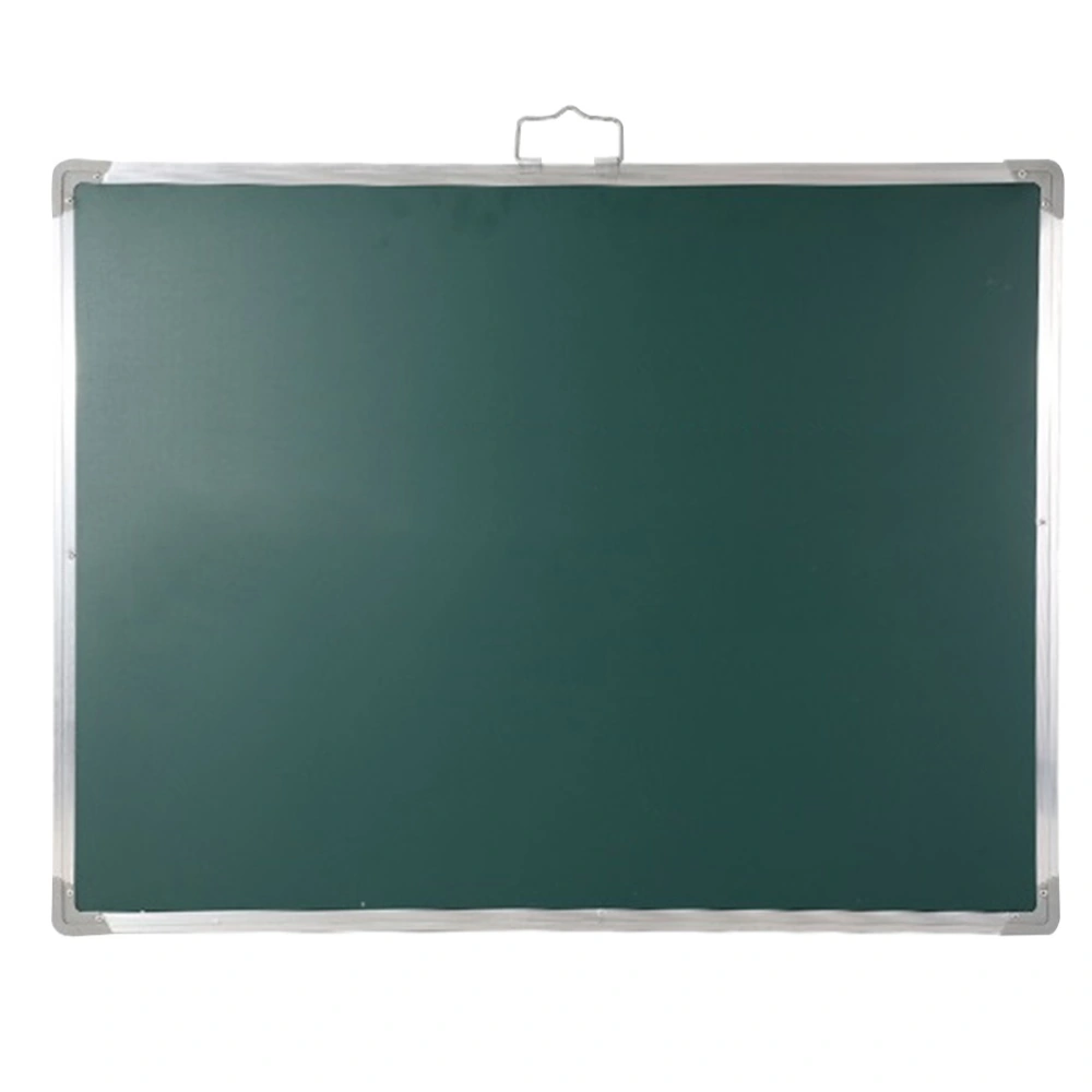 Small Practical Chalkboard Double-Sided Blackboard Wall Hanging Board with Rope for School (Dark Green)