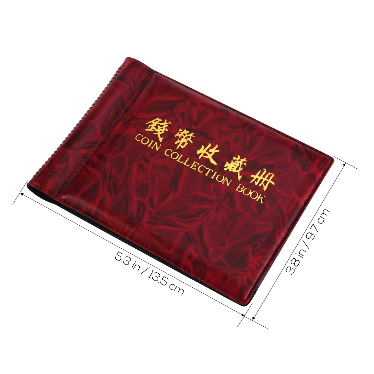 NUOLUX 60-Coin Collectors Collecting Album Holders (Rosy)